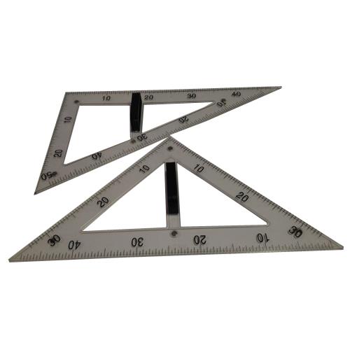 磁性透明三角板組(2件)